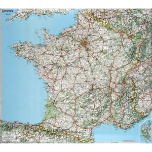 Carte de France routière