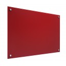 Panneau "verre" rouge