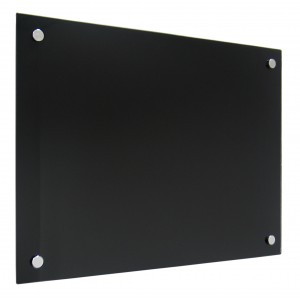 Panneau "verre" noir
