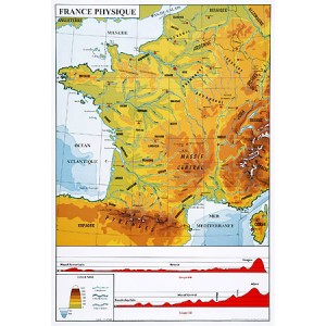 Carte géographique de France