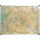 Plan de Paris magnétique 100 x 132cm
