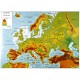  Carte de l’Europe physique et politique 100x140 cm