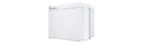 Plannings plastifiés souples