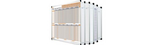 Plannings plastifiés magnétiques