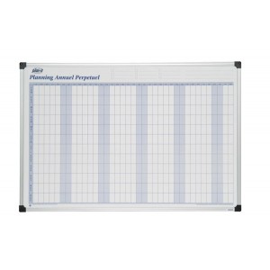 Planning annuel perpétuel magnétique 90x60 cm